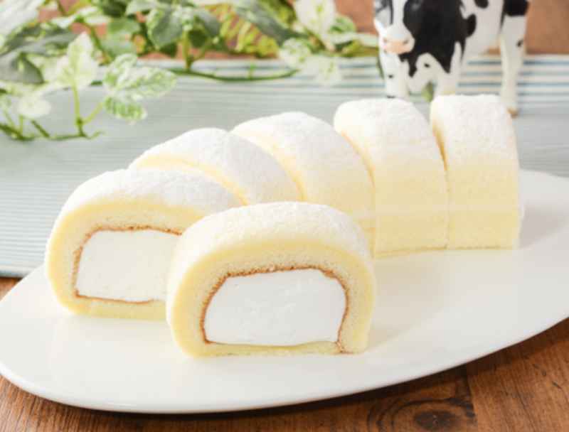 もち食感ロールケーキ(北海道産生乳入りクリーム)
