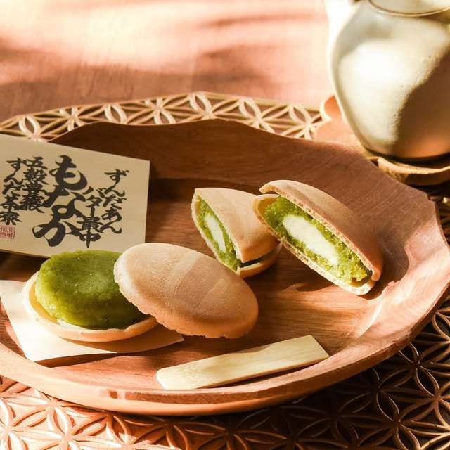 ずんだあんバター最中