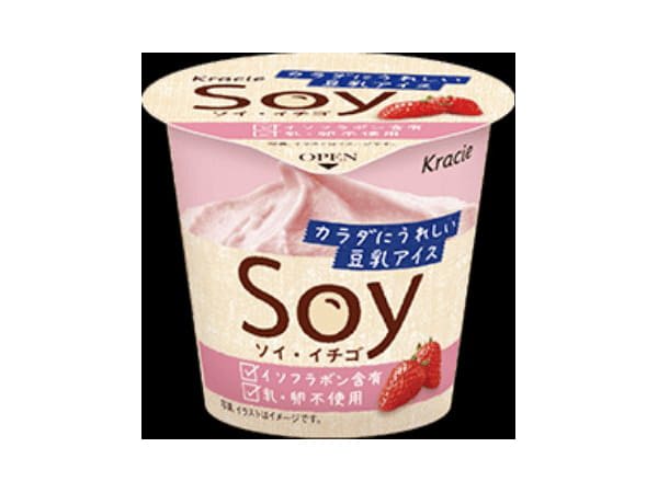 「Soy」アイスクリーム（ソイ・イチゴ）