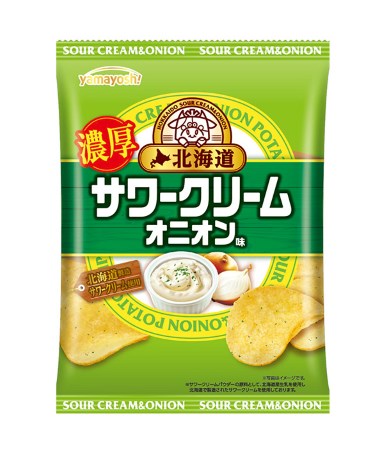 ポテトチップス　北海道サワークリームオニオン味（山芳製菓）