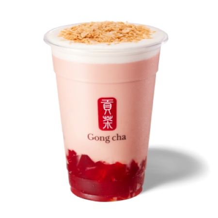 ゴンチャ（Gong cha）「あまおうノエル ミルクティー」