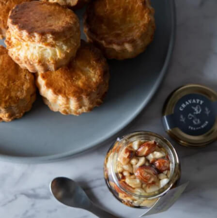 CHAVATY 【冷凍便】オリジナルスコーン(6個入り)+ハニーナッツ&ドライフルーツ