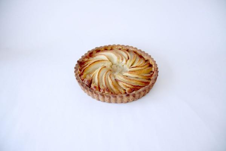 coromo-cya-ya　上から見たりんごのタルト
