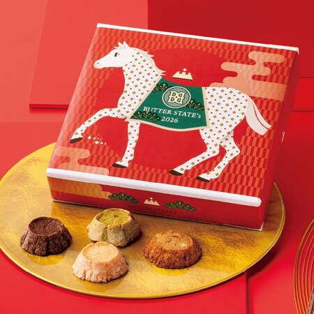 バターステイツクッキー 4種10個入〈午年パッケージ〉