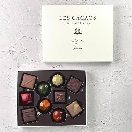 LES CACAOS　ボンボンショコラ10個　2